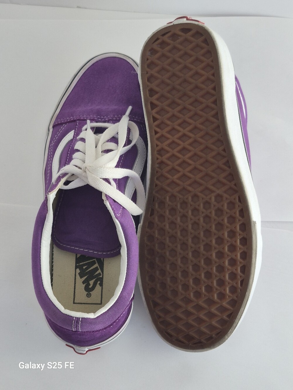 Low-Top Suede Upper Purple Sneakers - Picture 2 of 6